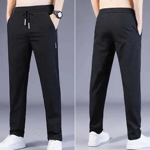 Premium Men's High Stretch Skinny Lycra Pants(Black & Gray) 🔥