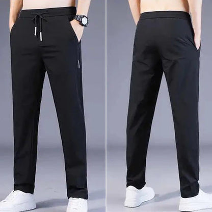 Premium Men's High Stretch Skinny Lycra Pants(Black & Gray) 🔥